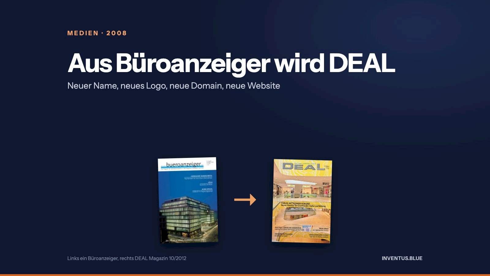 Aus dem B&uuml;roanzeiger wird das DEAL Magazin